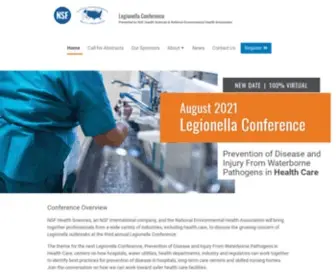 Legionellaconference.org(Legionella Conference) Screenshot