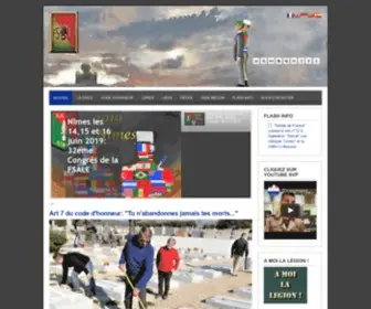 Legionetrangere.fr(Légion) Screenshot