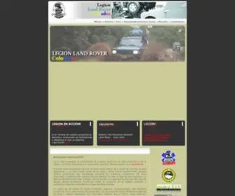 Legionlandrover.com(Legion Land Rover Colombia) Screenshot