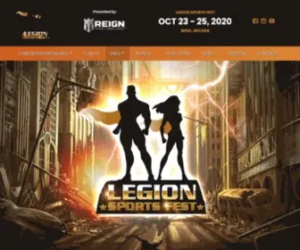 Legionsportsfest.com(Legion Sports Fest Fitness Expo and Sports Event in Reno) Screenshot