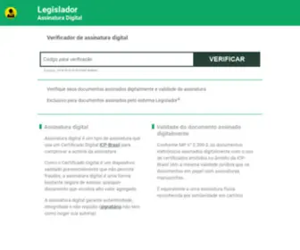 Legislador.com.br(Assinatura Digital) Screenshot