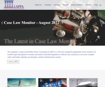 Legislativeanalysis.org(Legislative Analysis and Public Policy Association) Screenshot