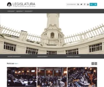 Legislatura.gov.ar(Porteña) Screenshot