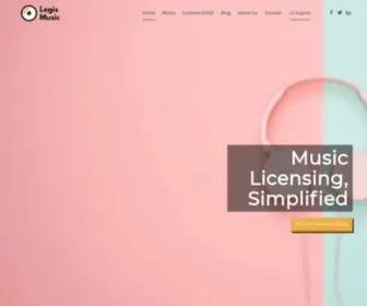 Legismusic.com(Legis Music) Screenshot
