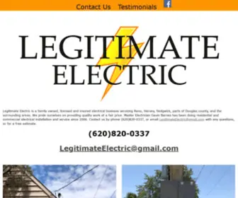 Legit-Electric.com(Legitimate Electric) Screenshot
