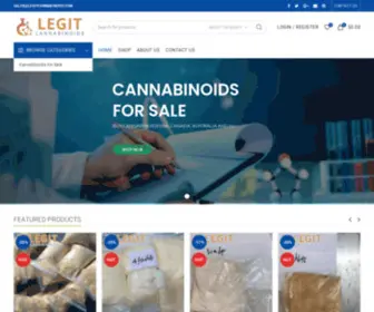 Legitcannabinoids.com(Buy cannabinoids online) Screenshot