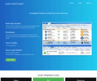 Legitcryptobot.com(LEGIT CRYPTO BOT) Screenshot