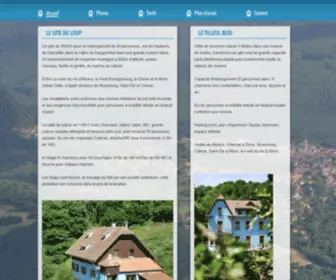 Legiteduloup.com(Le gîte du loup) Screenshot