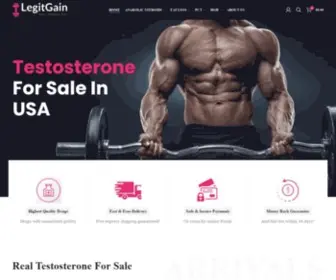 Legitgain.com(Buy Testosterone Online) Screenshot