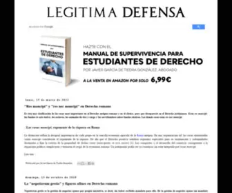 Legitimadefensa.es(Legítima) Screenshot