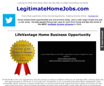 Legitimatehomejobs.com(Legitimatehomejobs) Screenshot