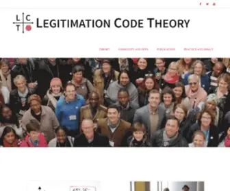 Legitimationcodetheory.com(Legitimation Code Theory) Screenshot