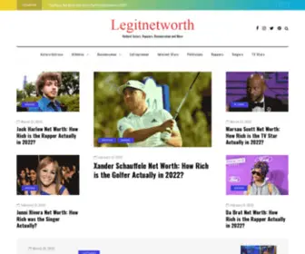 Legitnetworth.com(Richest Actors) Screenshot