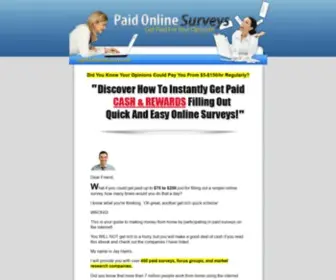 Legitpaidonlinesurveys.com(Getting Paid for Online Surveys) Screenshot