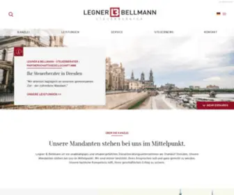 Legner-Bellmann.de(Steuerberatung in Dresden) Screenshot