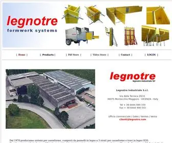 Legnotre.com(Legnotre Industriale) Screenshot