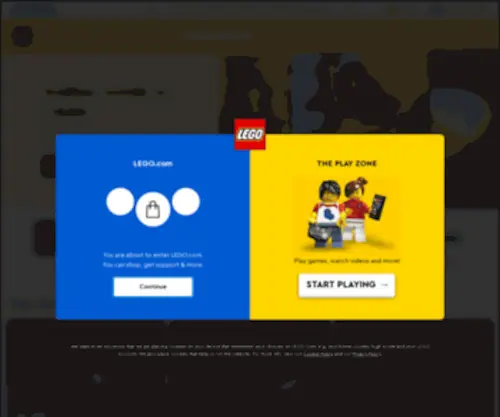 Lego.com(Explore the world of LEGO®) Screenshot