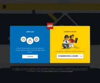 Lego.fr(Accueil) Screenshot