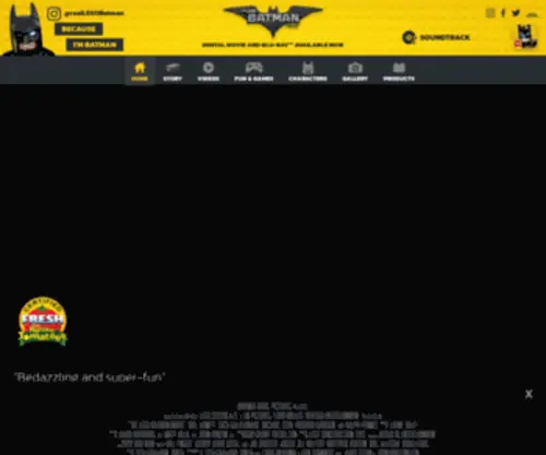 Legobatman.com(Legobatman) Screenshot