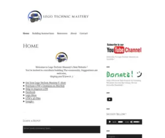 Legotechnicmastery.com(Mastering Lego Technic) Screenshot