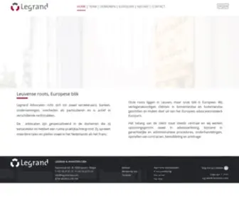 Legrand-Law.com(Legrand & Vennoten) Screenshot