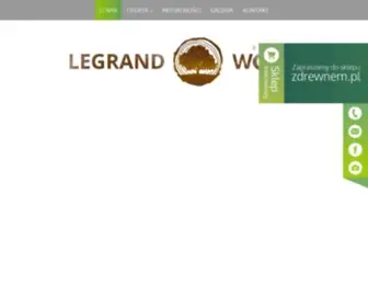 Legrand-Wood.com(O Nas) Screenshot