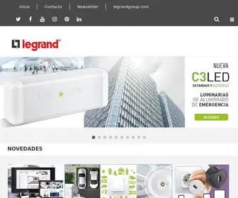 Legrand.es(Bienvenido a Legrand) Screenshot