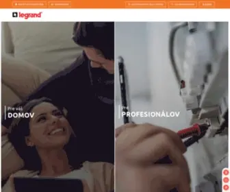Legrand.sk(Legrand Slovensko s.r.o) Screenshot