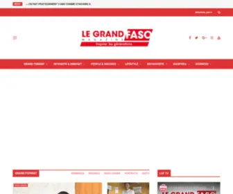 Legrandfaso.com(Un site utilisant WordPress) Screenshot