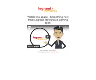 Legrandrewards.com.au(Legrand Rewards) Screenshot