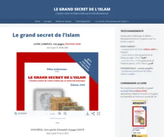 Legrandsecretdelislam.com(Le grand secret de l'islam) Screenshot