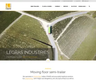 Legras.fr(The moving floor trailer specialist) Screenshot
