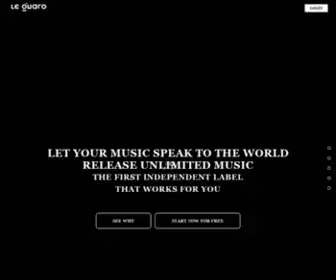 Leguarorecords.com(Music Distribution) Screenshot