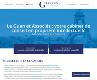 Leguen-IP.com(Le Guen et Associés) Screenshot