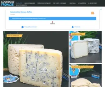 Leguidedufromage.com(Le Guide du Fromage) Screenshot