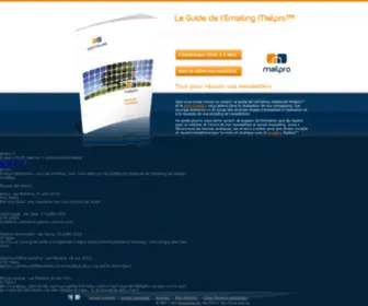 Leguideemailing.com(Guide de l'Emailing) Screenshot