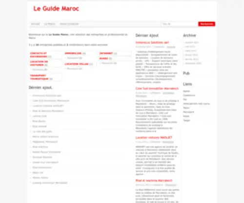 Leguidemaroc.com(Leguidemaroc) Screenshot