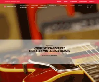 Leguitarium.fr(Le Guitarium) Screenshot