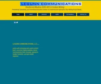 Legunncommunications.com(Health writer) Screenshot