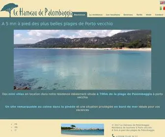 Lehameaudepalombaggia.com(A 5 mn à pied des plus belles plages de Porto vecchio) Screenshot