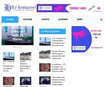 Lehautpanel.com(Le hautpanel) Screenshot