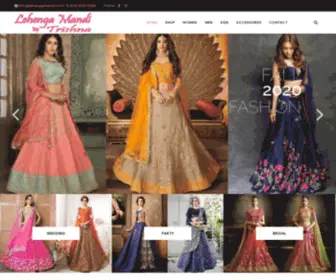 Lehengamandi.com(Lehenga Mandi By Trishna) Screenshot