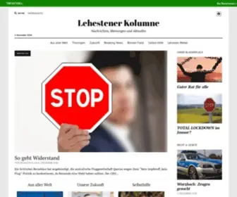Lehestener-Kolumne.de(Lehestener Kolumne) Screenshot