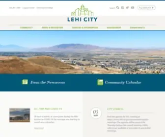 Lehi-UT.gov(Lehi City) Screenshot