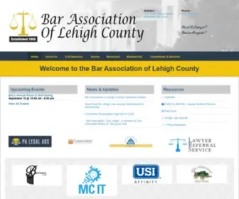 Lehighbar.org(BALC) Screenshot