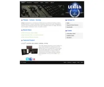 Lehighdim.com(Lehigh Lighting) Screenshot