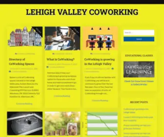 Lehighvalleycoworking.com(Lehigh Valley CoWorking) Screenshot