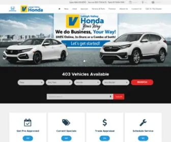 Lehighvalleyhonda.com Screenshot