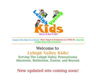 Lehighvalleykids.com(Lehigh Valley Kids) Screenshot