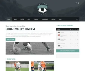 Lehighvalleytempest.com(Lehigh Valley Tempest) Screenshot